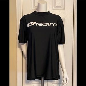 Like New! Men's The Realm Rashguard Shirt SZ M Black